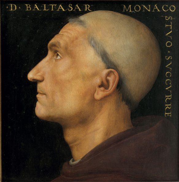 Perugino, Ritratto del Monaco Baldassarre, Firenze, Galleria dell'Accademia