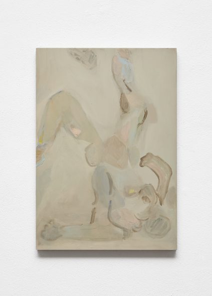 Beatrice Meoni, Caduta, olio su tavola, 50 x 35 cm, 2019