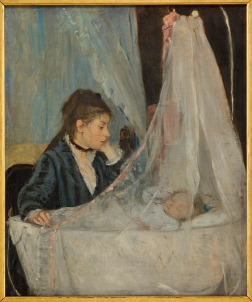 Berthe Morisot, Le Berceau, 1872. Paris, Musée d’Orsay