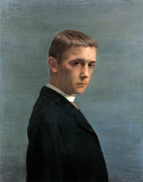 Félix Vallotton, Autoportrait à l’âge de vingt ans, 1885. Musée cantonal des Beaux-Arts de Lausanne. Photo © Nora Rupp