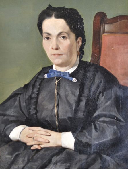 Giovanni Fattori, Ritratto della cognata Carlotta Scali, 1865