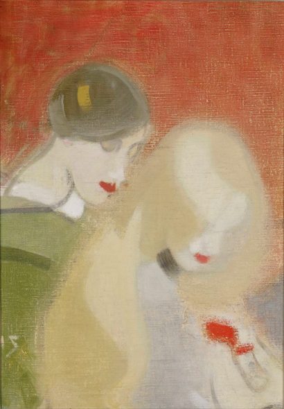 Helene Schjerfbeck, The Family Heirloom, 1915-16. Keirkner Fine Arts Collection. Finnish National Gallery - Ateneum Art Museum. Photo Yehia Eweis