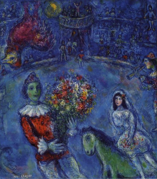 Marc Chagall, Le Coq Violet, 1966-72. Collezione privata, Svizzera © Chagall