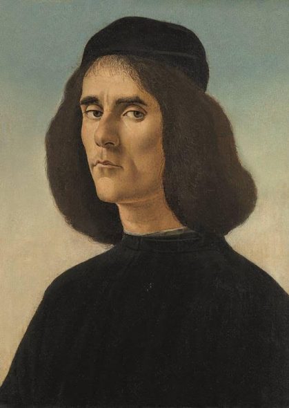 Botticelli, Ritratto di Michele Marullo, 1500 circa