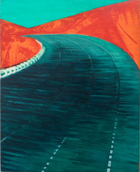 Titina Maselli, Autostrada, 1961, oil on board, 123×100 cm
