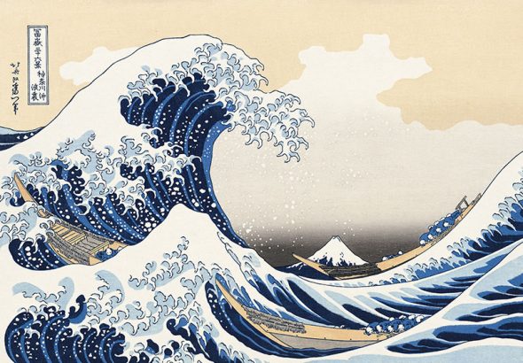 La grande onda di Kanagawa, Hokusai