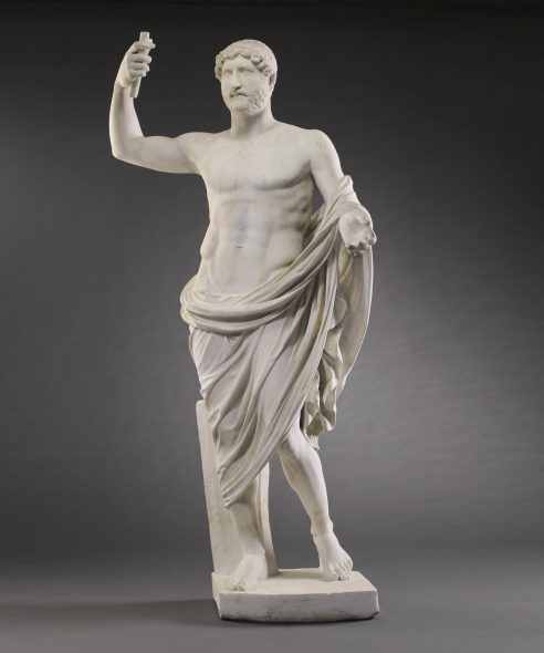 Christie's Classical Week New York 2019Statua marmorea dell'imperatore Adriano, regnante dal 117 al 138 d.C., prezzo su richiesta
