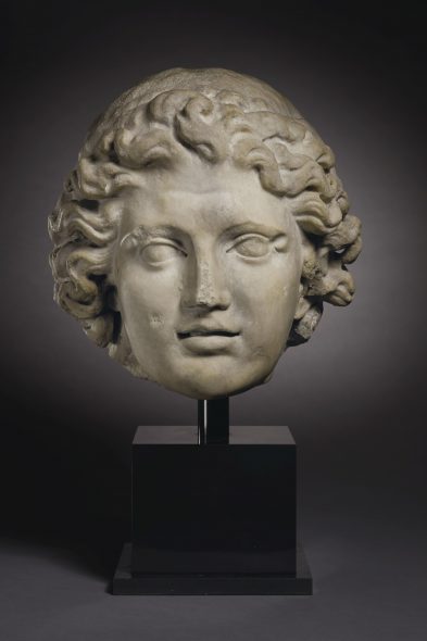 Christie's Classical Week New York 2019 Testa di Alessandro Magno, fine II secolo d.C., stimato 800.000-1.200.000$