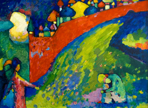 Kandinskij, Gončarova, Chagall. Sacro e bellezza nell'arte russa Gallerie d'Italia 2019 Vicenza Vasilij Kandinskij, Destino (Muro Rosso), 1909