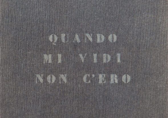Autoritratto, Vincenzo Agnetti, 1971