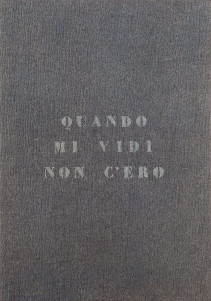 Autoritratto, Vincenzo Agnetti, 1971