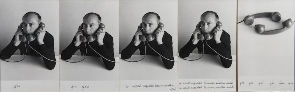 Autotelefonata (No), Vincenzo Agnetti, 1972