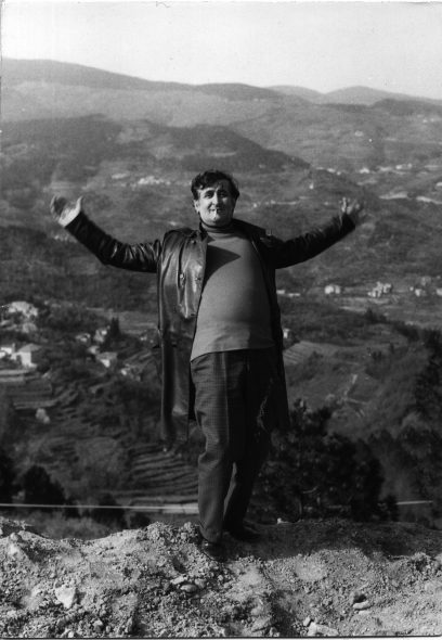 Emilio Scanavino, Liguria, 1960, foto Archivio Emilio Scanavino