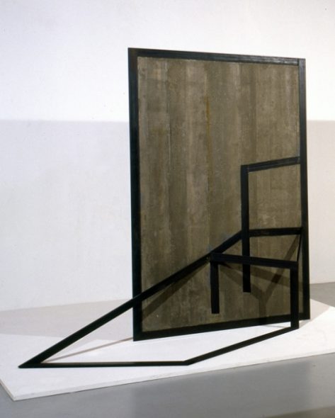 Finestra con ombra, Giuseppe Uncini, 1968, cemento e ferro