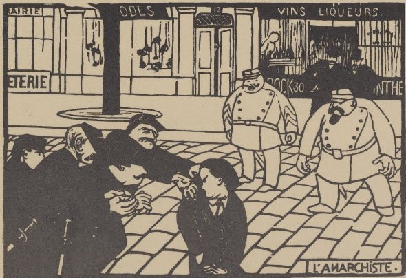 Félix Vallotton, L'anarchiste, 1892 © Photo Bibliothèque nationale de France
