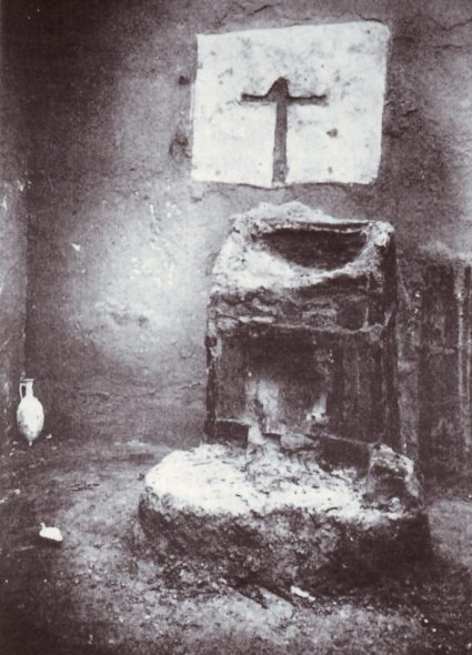 La cosiddetta Croce di Ercolano, nella Casa del Bicentenario