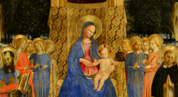 Particolare della Pala di San Marco del Beato Angelico