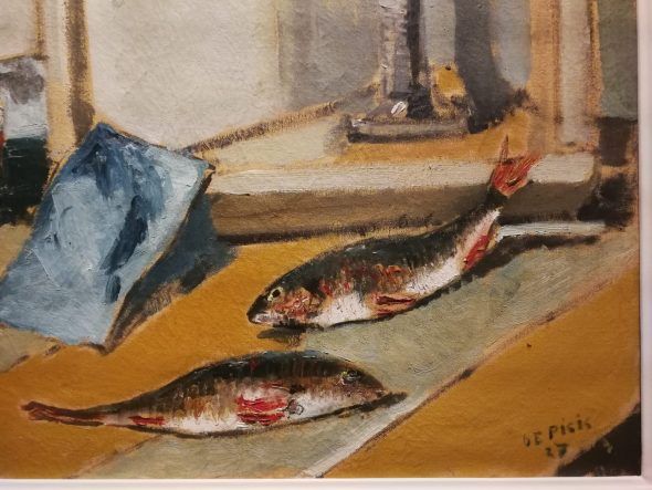 Filippo de Pisis, I due pesci (dettaglio). Foto Artslife