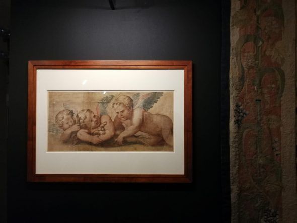 Giulio Romano, Tre putti che giocano con una lepre. Foto Artslife