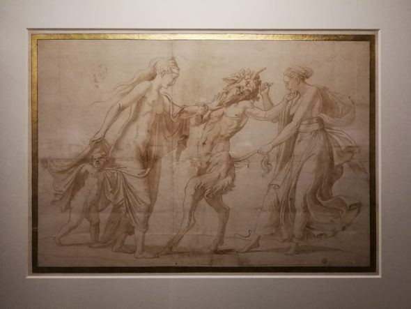 Giulio Romano, Menadi e Satiro