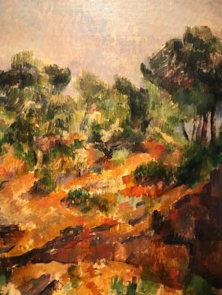 Paul Cézanne, Bibémus (dettahlio). Foto Artslife