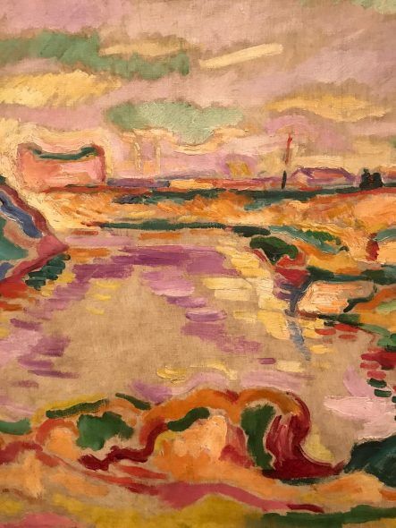 George Braque, Paesaggio nei pressi di Anversa (dettaglio). Foto Artslife