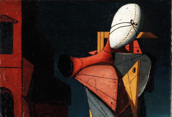 Giorgio de Chirico, Il trovatore (autentico), 1917 (particolare) Collezione privata © by SIAE 2015