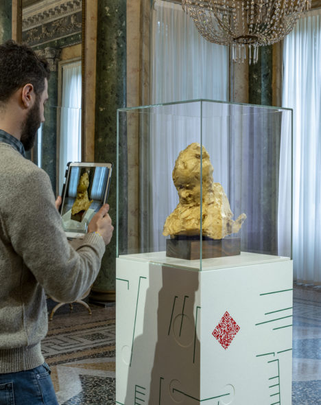 Aleksandra Domanović, The Falseness of Holes, 2019. Photo Carlos Tettamanzi. Courtesy Fondazione Arnaldo Pomodoro, Milano