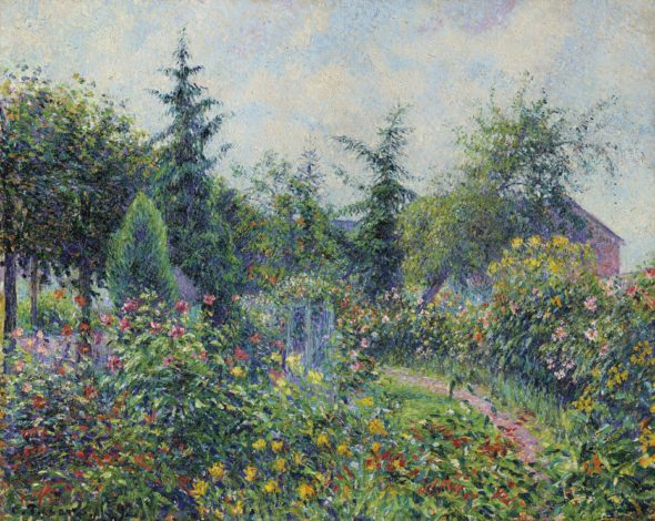 Camille Pissarro (1830-1903) Jardin et poulailler chez Octave Mirbeau, Les Damps Price realised USD 10,263,000 Estimate USD 4,000,000 - USD 6,000,000