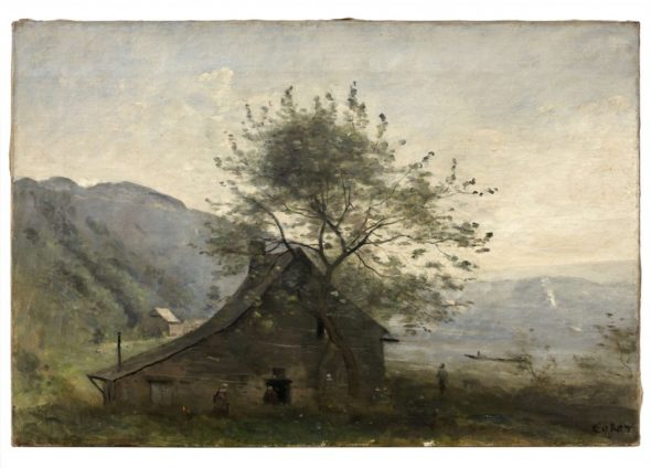 Artcurial asta novembre 2019 Jean-Baptiste Camille Corot, Environs de Givet, dans les Ardennes, stimato €80,000 - 120,000