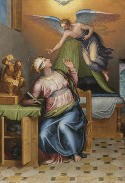Marcello Venusti L’Annunciazione, 1550 circa olio su tavola, cm 45x30 Roma, Gallerie Nazionali Barberini Corsini