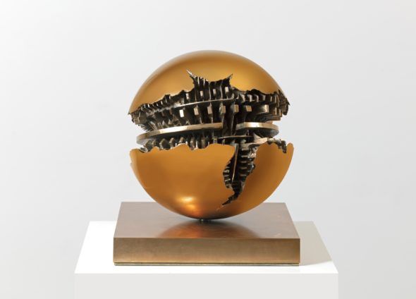 Arnaldo Pomodoro, 1926, Sfera, 1985, Bronze, 30 cm