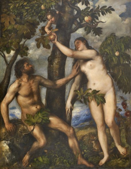 Adamo ed Eva di Tiziano