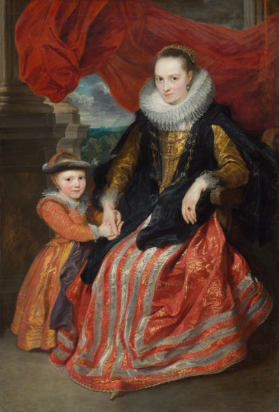 Sir Anthony van Dyck (Flemish, 1599 - 1641), Susanna Fourment and Her Daughter, 1621, oil on canvas, Andrew W. Mellon Collection 1937.1.48