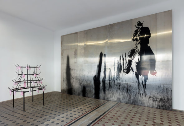 Monica Bonvicini, Unrequited Love, installation view at Galleria Raffaella Cortese, via Stradella 4, Milan, 2019. Courtesy of the Artist and Galleria Raffaella Cortese, Milano Photo: Andrea Rossetti
