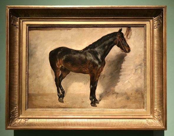 Collezione Mellon Palazzo Zabarella Padova 2019 Eugène Delacroix, Studio di un cavallo legato a un muro, 1823 circa