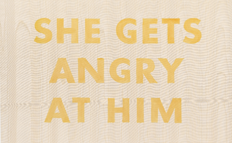 Collezione Marc Jacobs Sotheby's New York novembre 2019 Ed Ruscha, She Gets Angry At Him, 1974, stimata $2,000,000 — 3,000,000