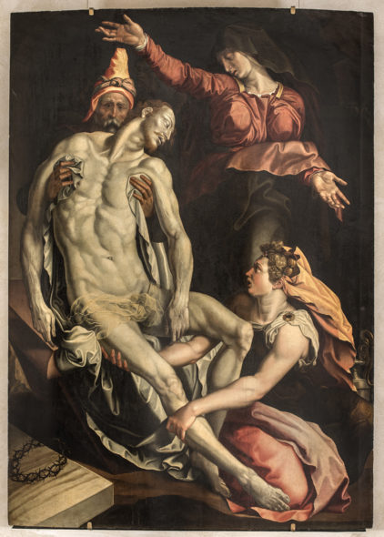 Jacopino del Conte Deposizione di Cristo, seconda metà del XVI sec. olio su tavola,cm 180x129 Roma, Gallerie Nazionali Barberini Corsini