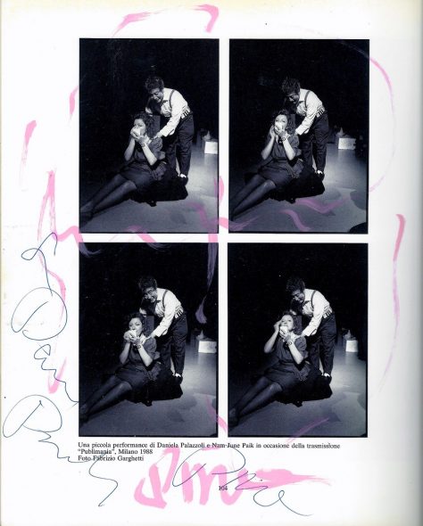 “Nam June Paik. Lo sciamano del video”, cat. mostra Palazzo Reale, Milano 1994, edizioni Mazzotta