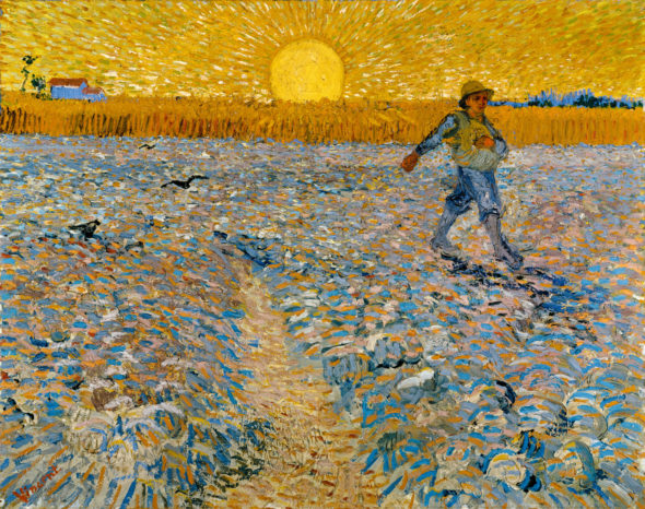 Vincent van Gogh, Il seminatore, 1888. Otterlo, Kröller-Müller Museum