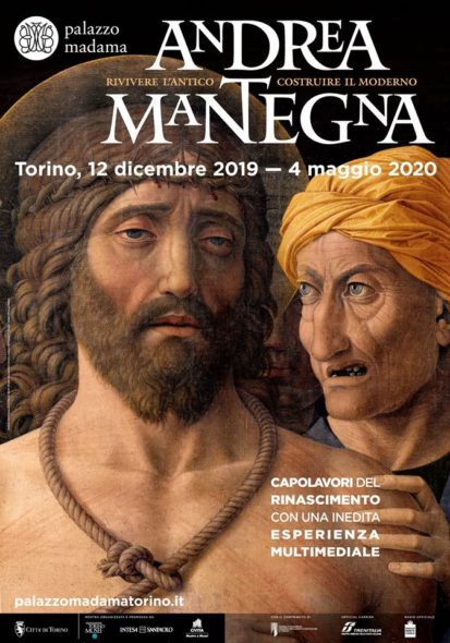 Andrea Mantegna. Rivivere l'antico, costruire il moderno. Locandina della mostra 