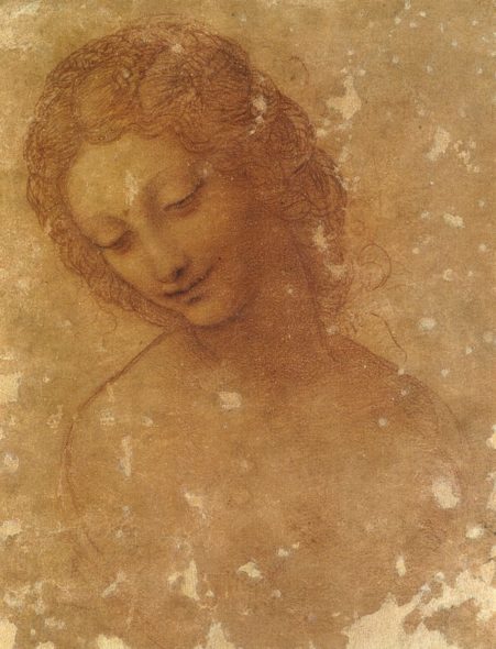 Leonardo da Vinci, Testa di Leda, Castello Sforzesco, 1510 c.