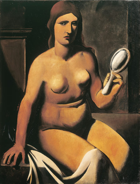 Mario Sironi: Nudo allo specchio, 1923. Olio su tela. Collezione privata. Courtesy Studio d’Arte Nicoletta Colombo, Milano