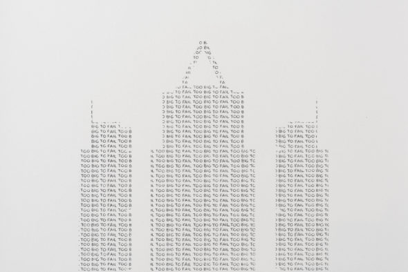 Stefano Serretta, Naked Lunch Money, detail, Spazio Leonardo, Milano, 2019, ph. credits Cosimo Filippini, courtesy UNA and the artist