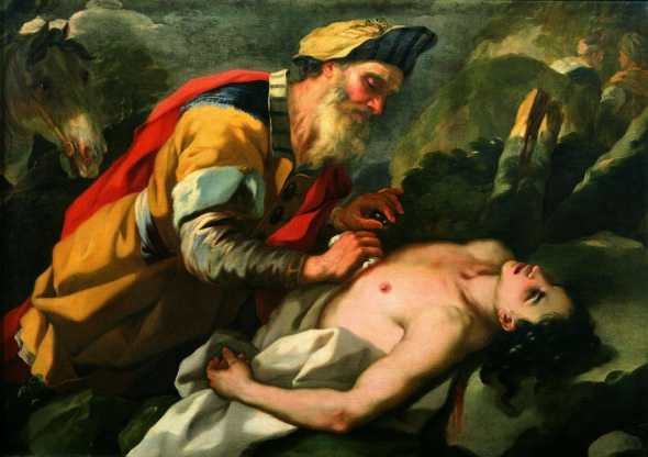 Museo di Palazzo Pretorio, Prato - Nicola Malinconico, Il buon Samaritano, 1703-1706 ca., olio su tela, cm 147x199