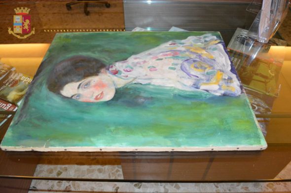 Il Ritratto di Signora di Gustav Klimt recuperato a Piacenza