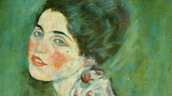 Particolare del Ritratto di Signora di Gustav Klimt