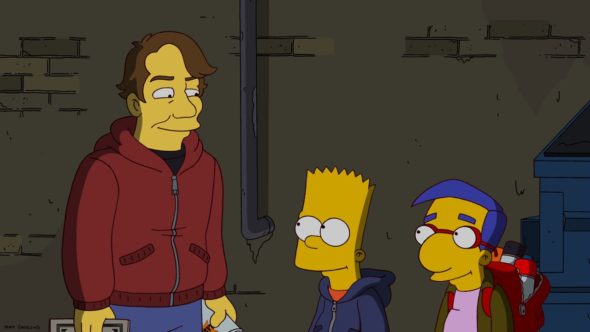 Shepard Fairey con Bart Simpson
