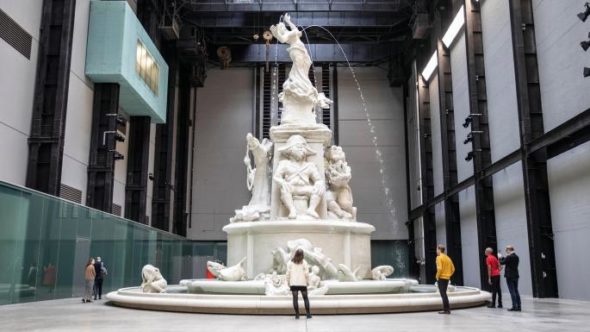 Fons Americanus by Kara Walker stands at 42ft tall in the Turbine Hall at the Tate Modern