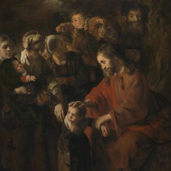Nicolaes Maes, Christ blessing the Children